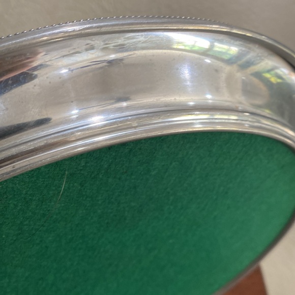 Vintage, Revere, Pewter Rimmed Serving Tray with Ducks - Picture 6 of 10